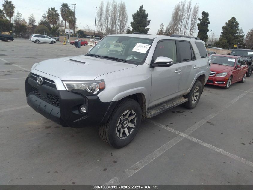 2022 TOYOTA 4RUNNER TRD OFF ROAD PREMIUM VIN: JTERU5JR3N6003884