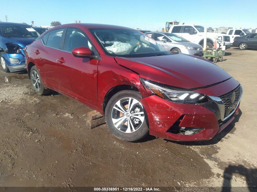2022 NISSAN SENTRA SV VIN: 3N1AB8CVXNY297587