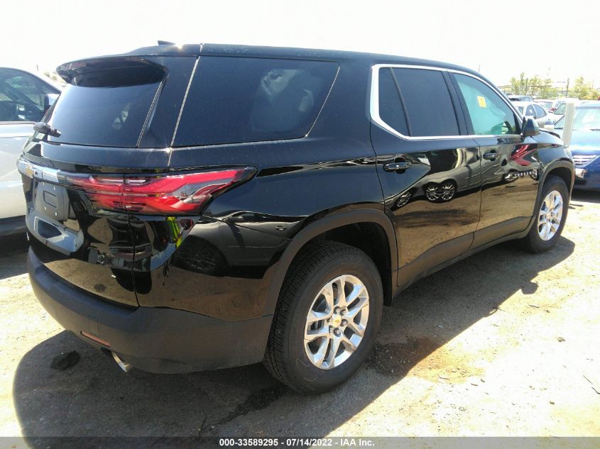 2022 CHEVROLET TRAVERSE LS VIN: 1GNEVFKW0NJ188636