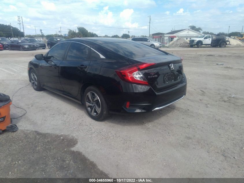 2021 HONDA CIVIC SEDAN LX VIN: 2HGFC2F65MH504605