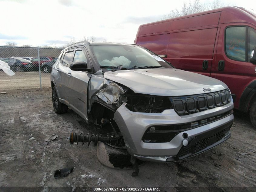 2022 JEEP COMPASS HIGH ALTITUDE VIN: 3C4NJDCB4NT142482