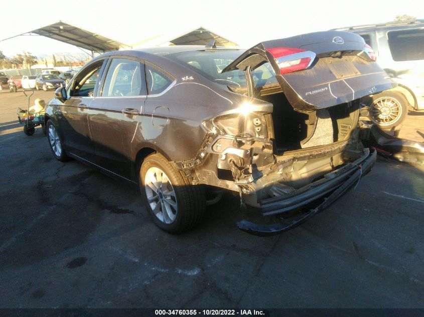 2020 FORD FUSION SE VIN: 3FA6P0HD0LR171225