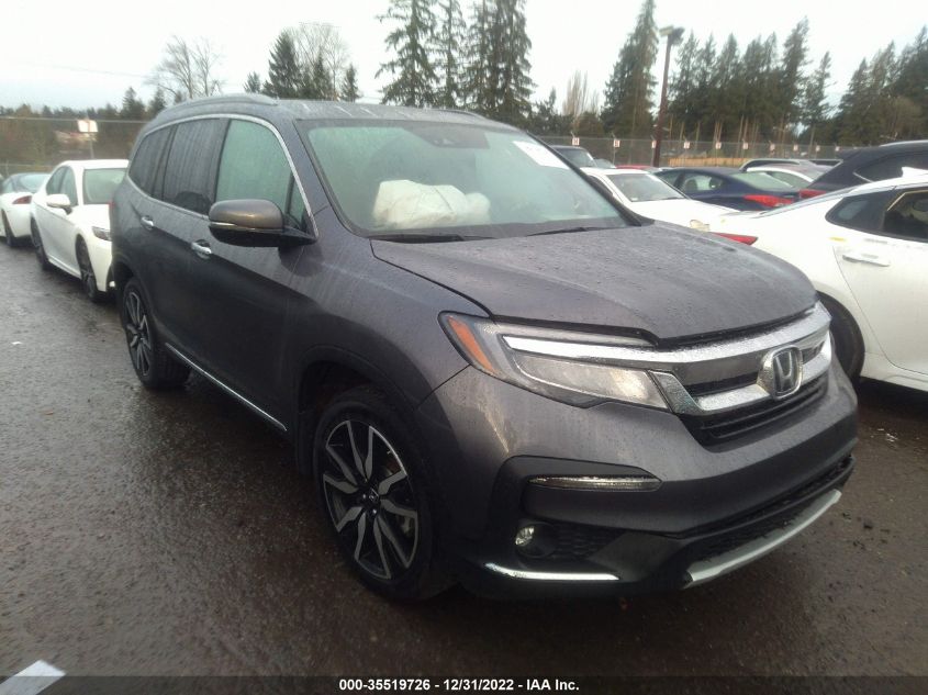 2021 HONDA PILOT ELITE VIN: 5FNYF6H06MB058260