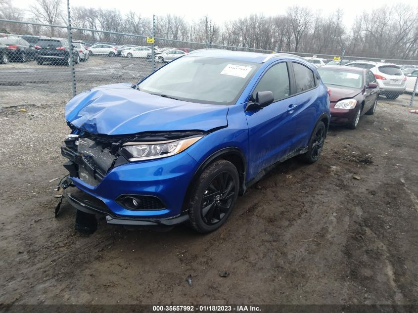2022 HONDA HR-V SPORT VIN: 3CZRU6H11NM725214