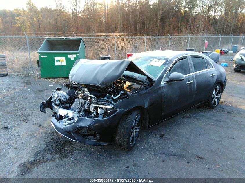 2022 MERCEDES-BENZ C-CLASS C 300 VIN: W1KAF4GB8NR052986