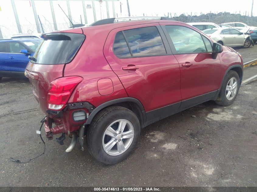 2021 CHEVROLET TRAX LT VIN: KL7CJLSB0MB316077