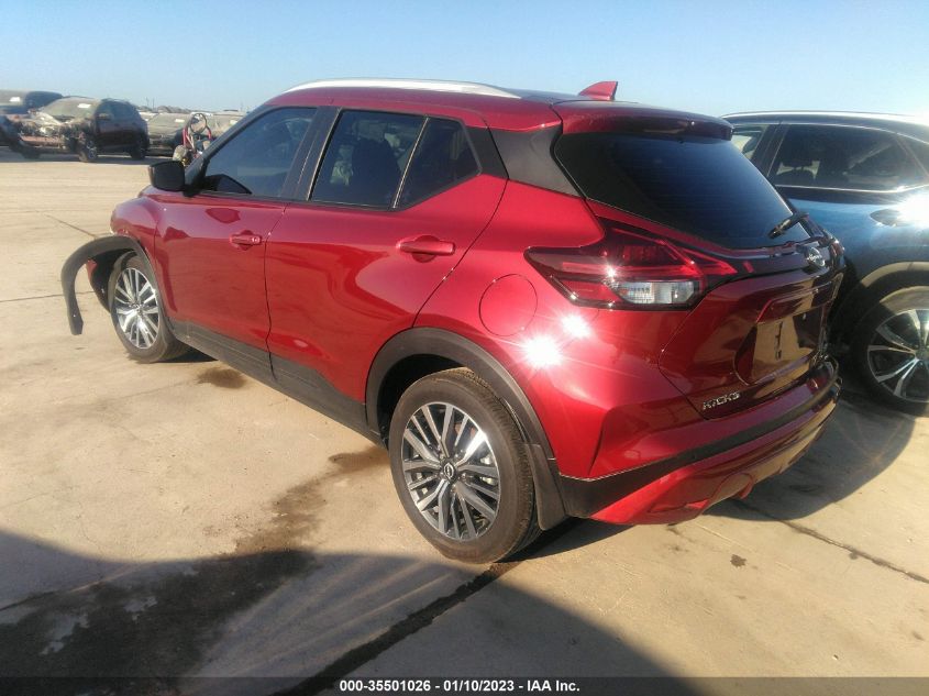 2022 NISSAN KICKS SV VIN: 3N1CP5CV6NL529866