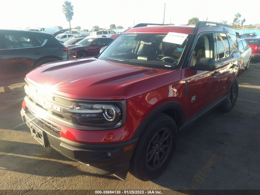 2021 FORD BRONCO SPORT BIG BEND VIN: 3FMCR9B69MRB04691