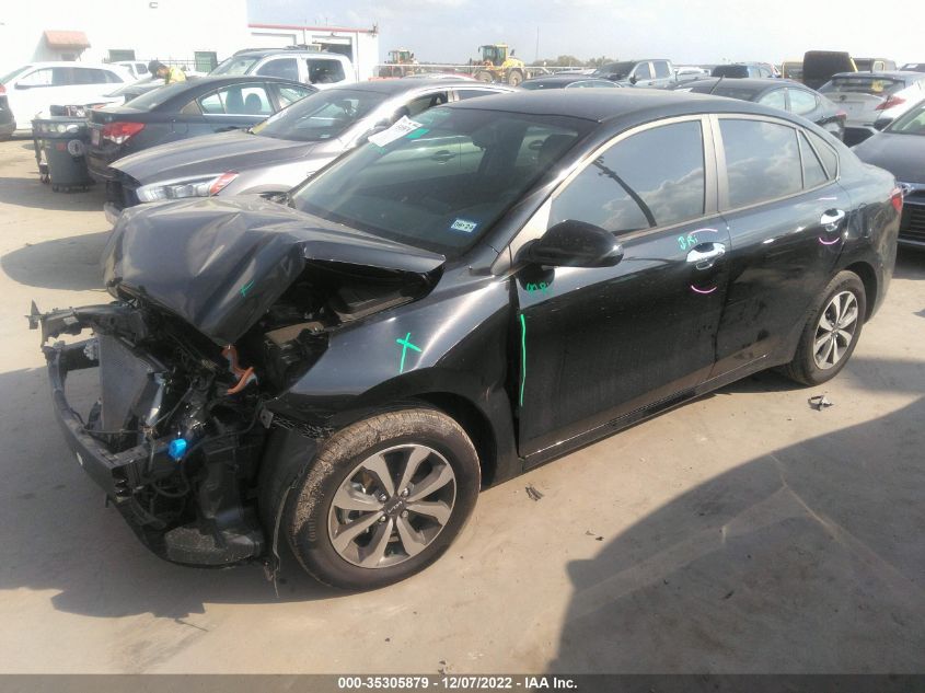 2022 KIA RIO S VIN: 3KPA24AD7NE493892