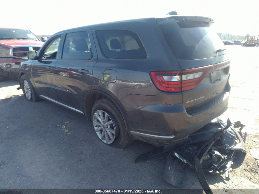 2021 DODGE DURANGO SXT VIN: 1C4RDHAG7MC639860