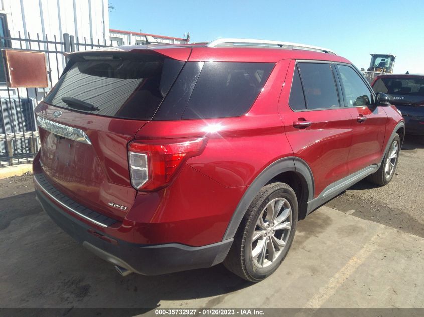 2021 FORD EXPLORER LIMITED VIN: 1FMSK8FH0MGB36555