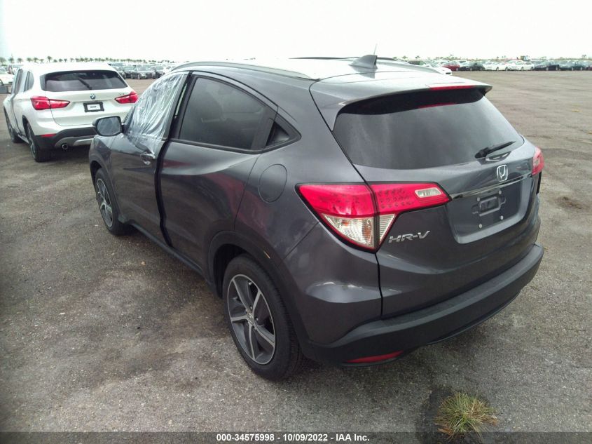 2022 HONDA HR-V EX VIN: 3CZRU5H54NM705164