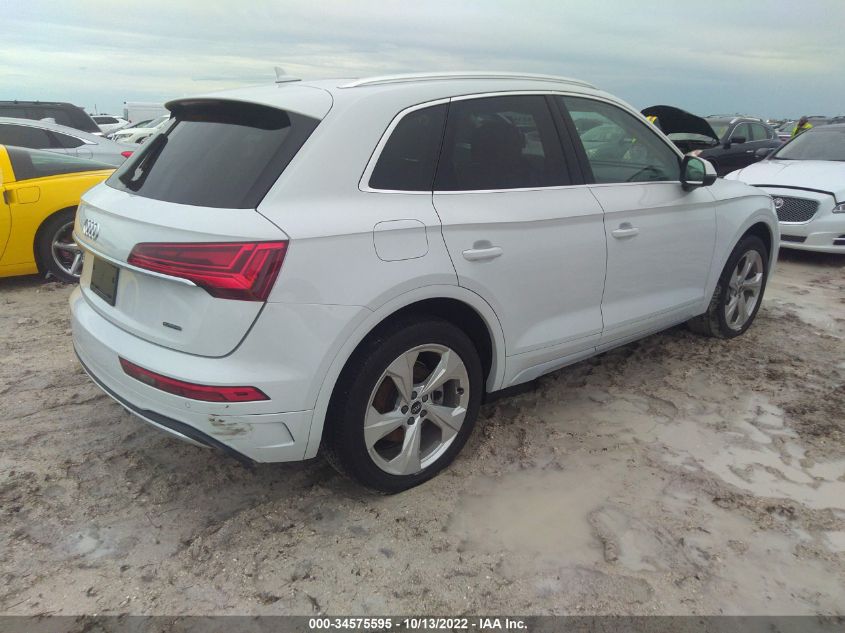 2021 AUDI Q5 PREMIUM PLUS VIN: WA1BAAFY1M2068546
