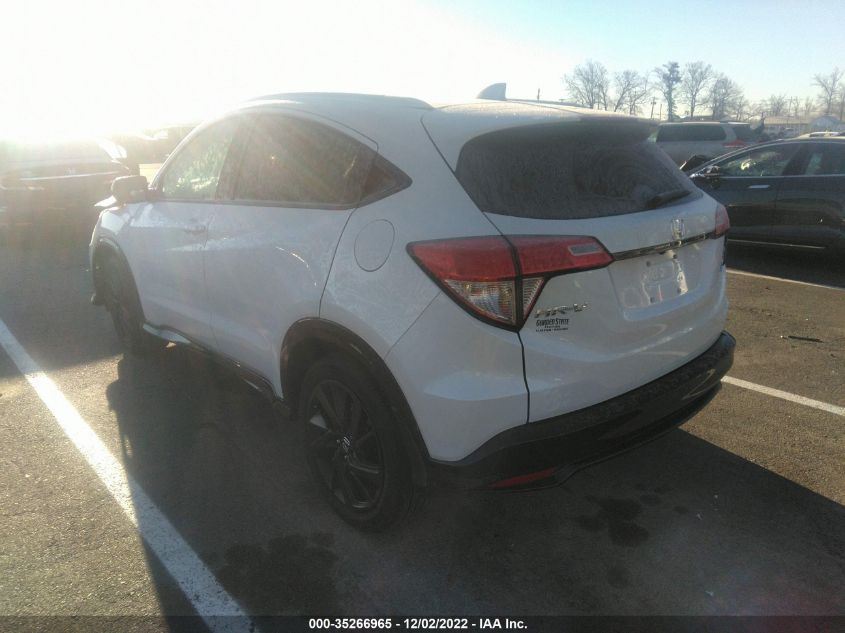 2022 HONDA HR-V SPORT VIN: 3CZRU6H12NM733323