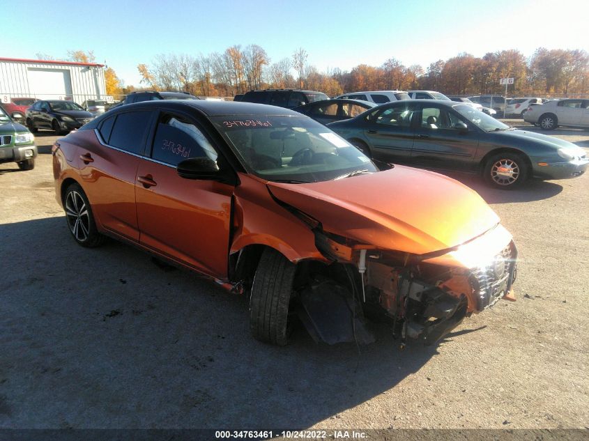 2021 NISSAN SENTRA SR VIN: 3N1AB8DV3MY211548