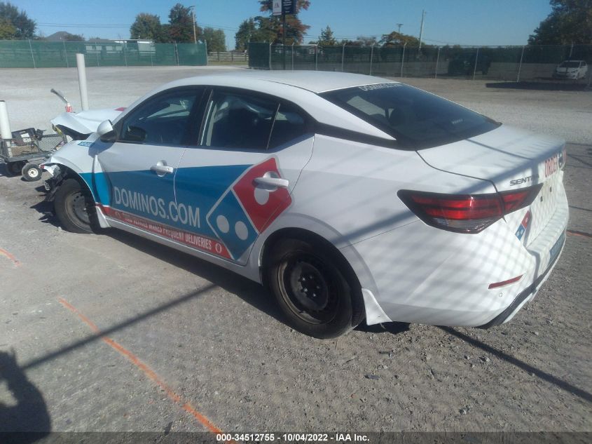 2021 NISSAN SENTRA S VIN: 3N1AB8BV4MY226563