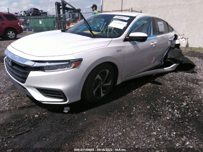 2021 HONDA INSIGHT EX VIN: 19XZE4F58ME010095