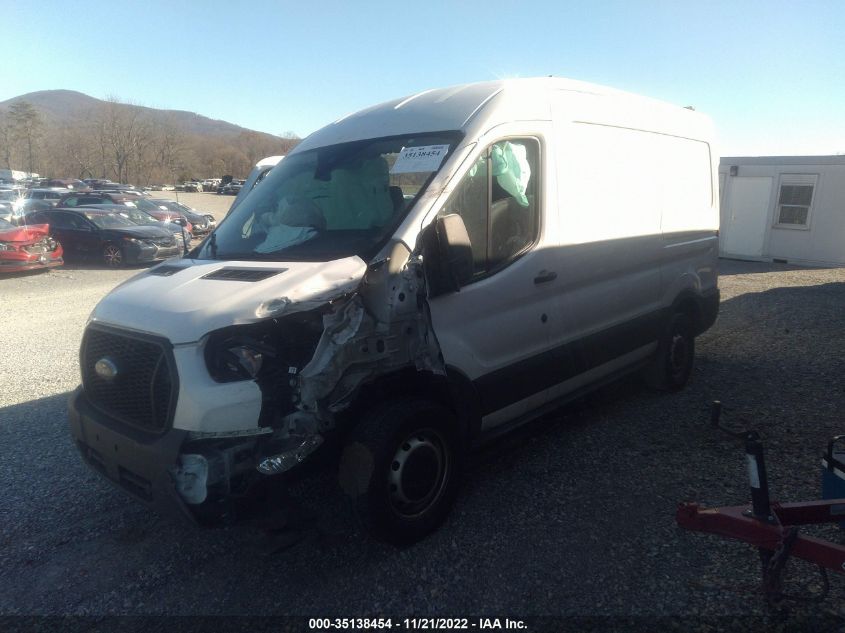 2022 FORD TRANSIT CARGO VAN VIN: 1FTYE1C87NKA38316
