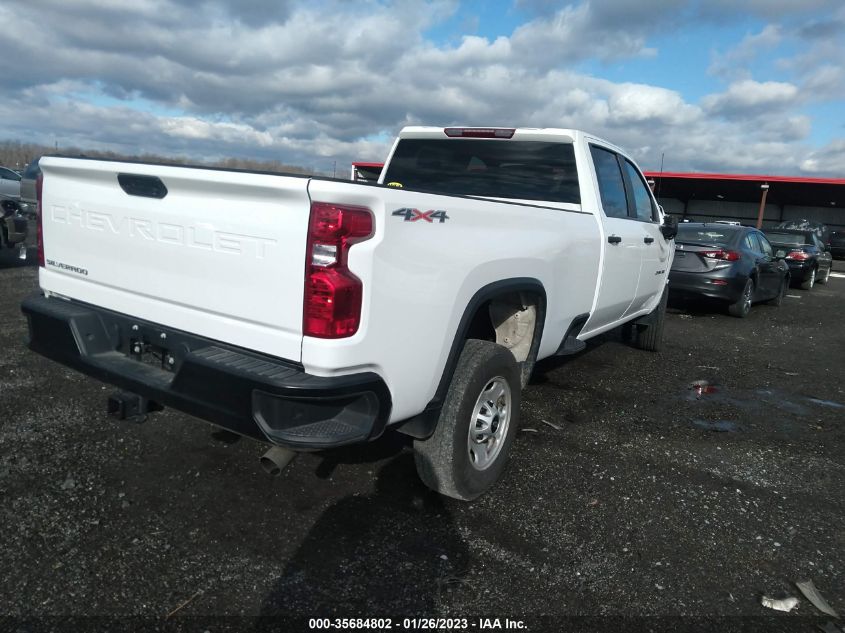 2022 CHEVROLET SILVERADO 2500HD WORK TRUCK VIN: 1GC1YLE79NF288786