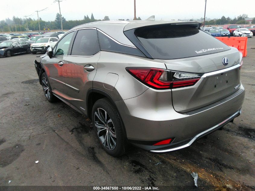 2021 LEXUS RX RX 450H VIN: 2T2HGMDA3MC067742
