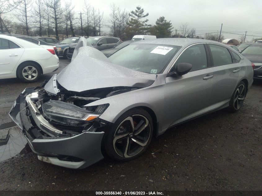 2022 HONDA ACCORD SEDAN SPORT VIN: 1HGCV1F31NA100505