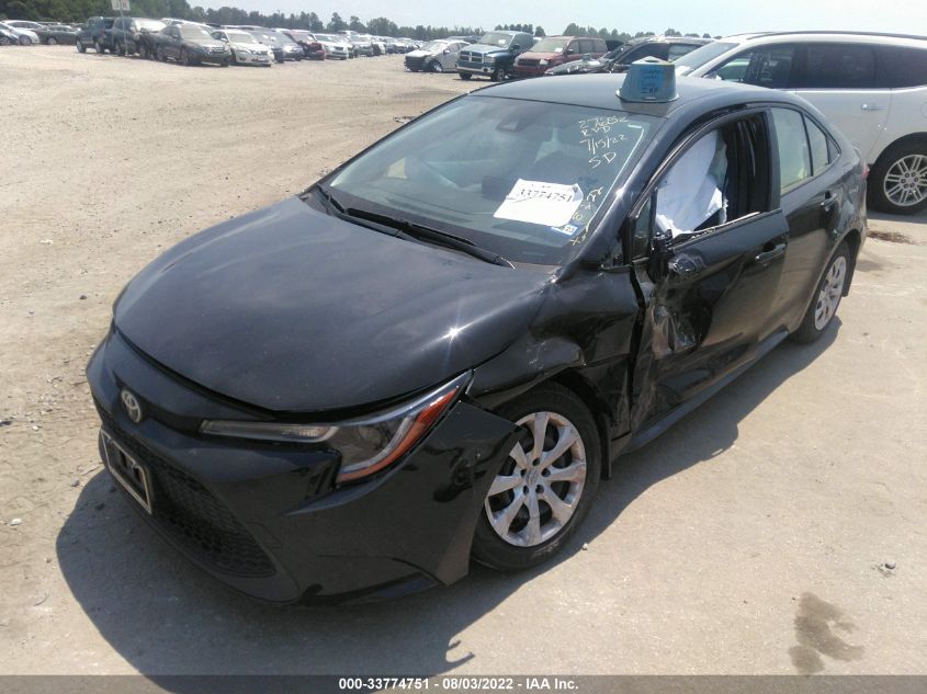 2022 TOYOTA COROLLA LE VIN: JTDEPMAE3NJ196519