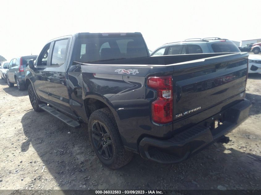 2022 CHEVROLET SILVERADO 1500 CUSTOM VIN: 1GCPDBEK0NZ591345