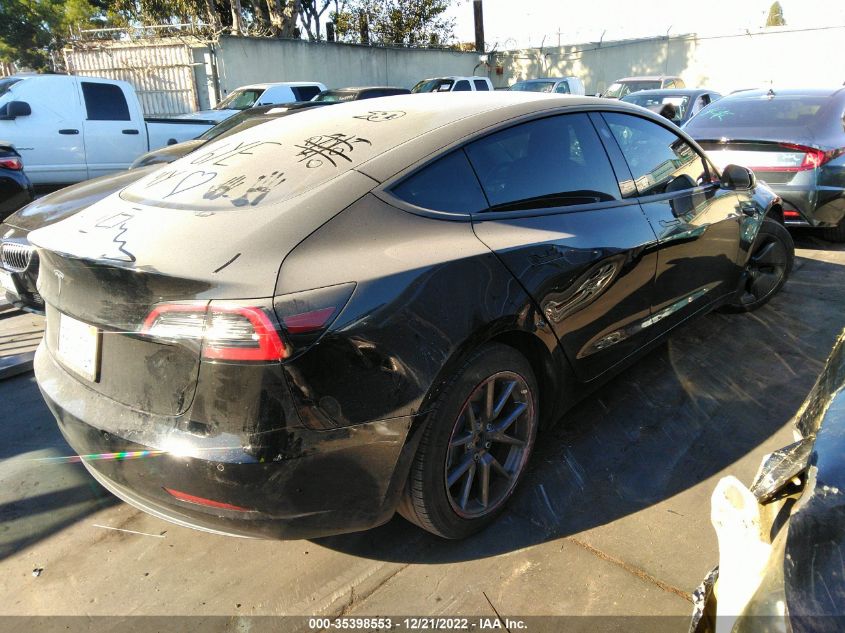 2022 TESLA MODEL 3 LONG RANGE VIN: 5YJ3E1EB1NF133339
