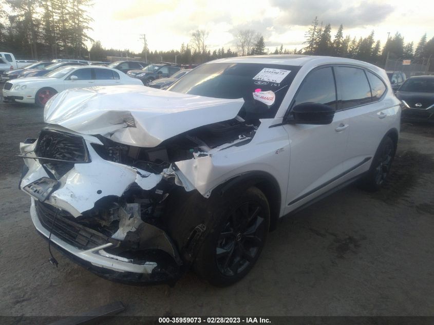 2022 ACURA MDX W/A-SPEC PACKAGE VIN: 5J8YE1H09NL047761