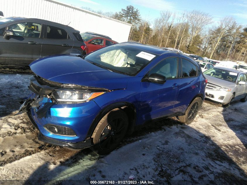 2022 HONDA HR-V SPORT VIN: 3CZRU6H18NM752751