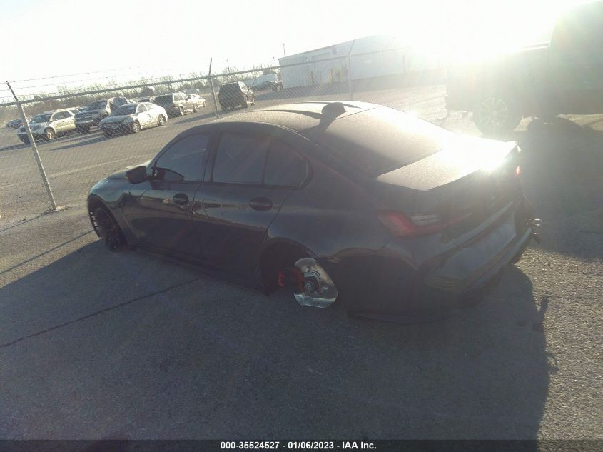 2022 BMW M3 COMPETITION XDRIVE VIN: WBS43AY03NFN13422