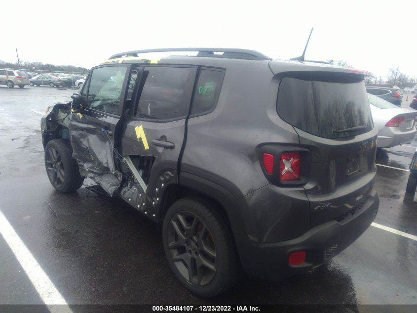 2021 JEEP RENEGADE 80TH ANNIVERSARY VIN: ZACNJDBB8MPN34353