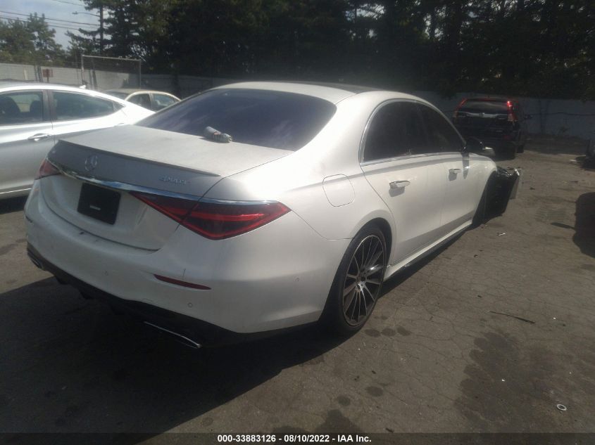 2021 MERCEDES-BENZ S-CLASS S 580 VIN: W1K6G7GB8MA054819