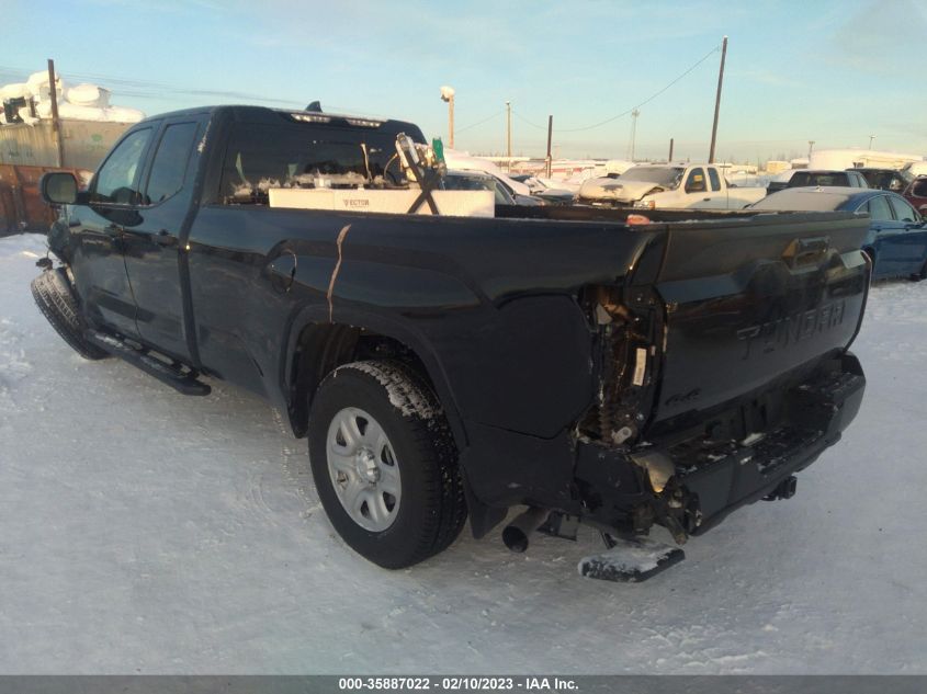 2022 TOYOTA TUNDRA 4WD SR VIN: 5TFKB5GD2NX001383