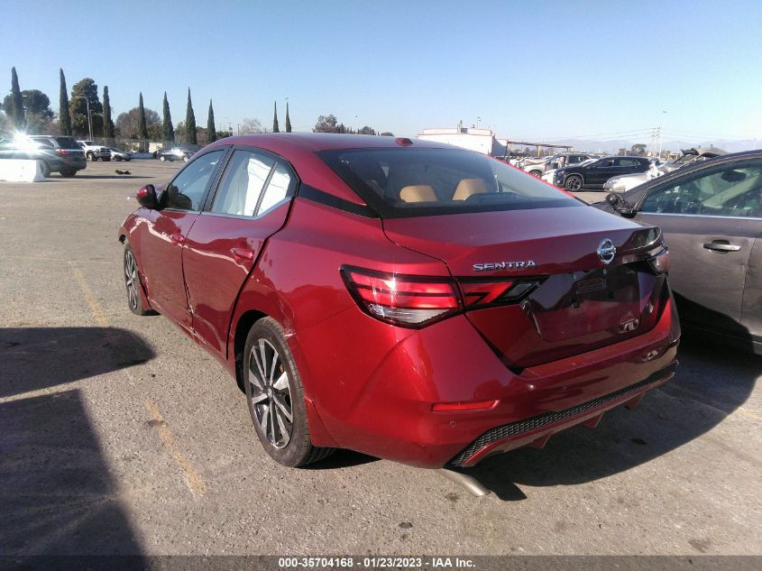 2022 NISSAN SENTRA SV VIN: 3N1AB8CV8NY247769