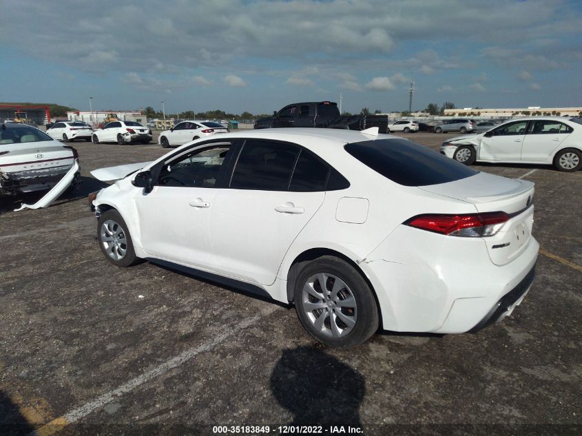 2022 TOYOTA COROLLA SE/SE NIGHTSHADE/APEX SE VIN: JTDS4MCE5N3500706