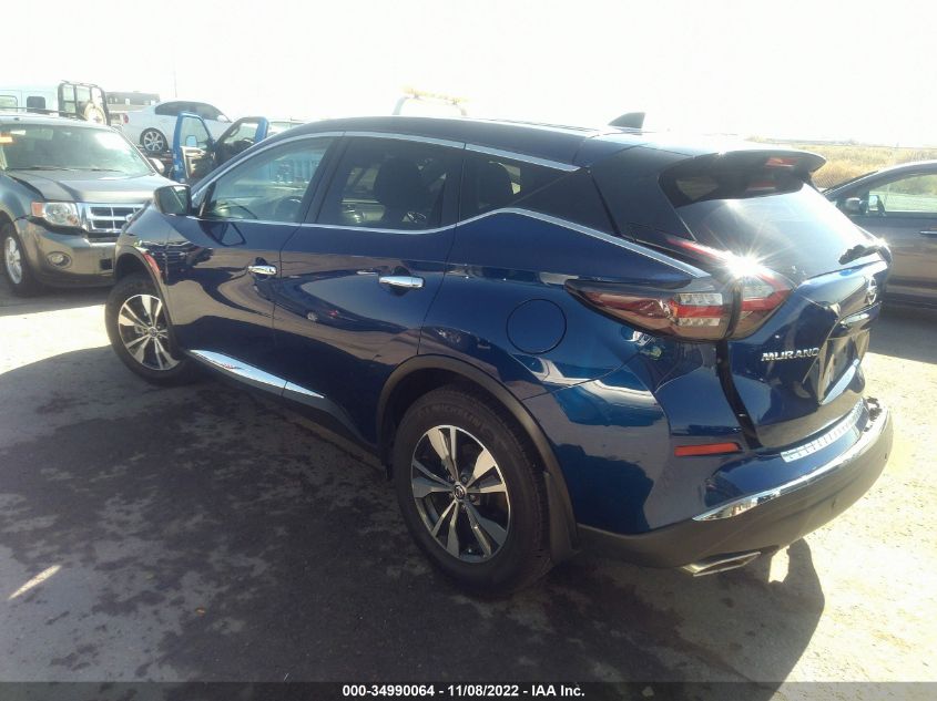 2022 NISSAN MURANO S VIN: 5N1AZ2AJ9NC117297