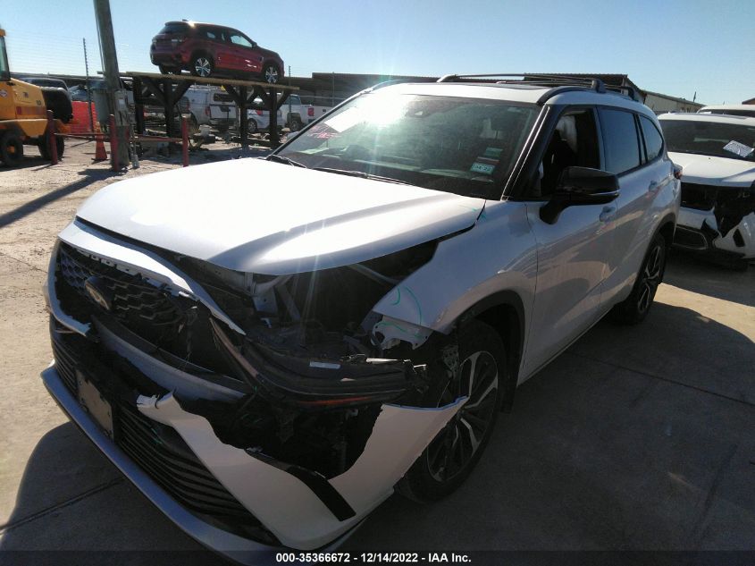 2021 TOYOTA HIGHLANDER XSE VIN: 5TDLZRAH7MS062526