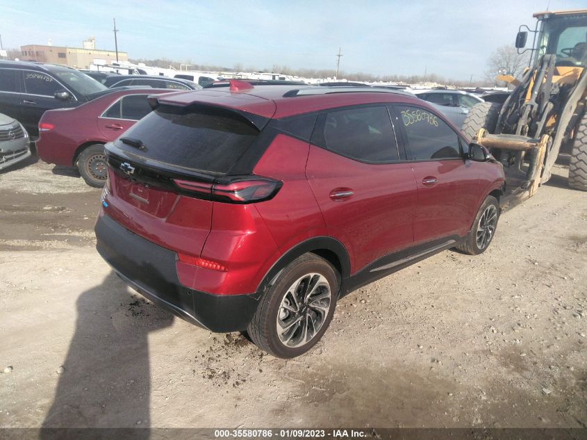 2022 CHEVROLET BOLT EUV PREMIER VIN: 1G1FZ6S00N4107722