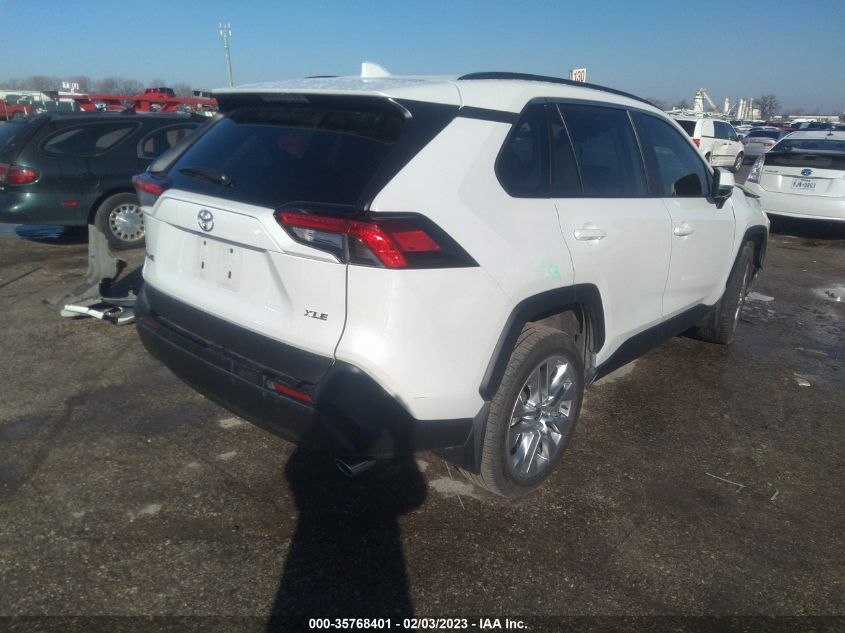 2022 TOYOTA RAV4 XLE PREMIUM VIN: 2T3C1RFV4NW186081