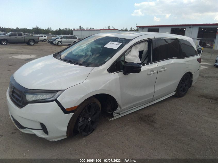 2023 HONDA ODYSSEY SPORT VIN: 5FNRL6H76PB021711