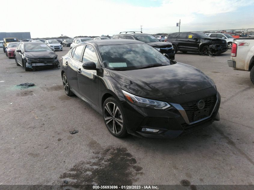 2022 NISSAN SENTRA SR VIN: 3N1AB8DV5NY300166