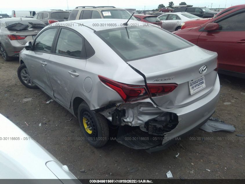 2021 HYUNDAI ACCENT SE VIN: 3KPC24A66ME131805