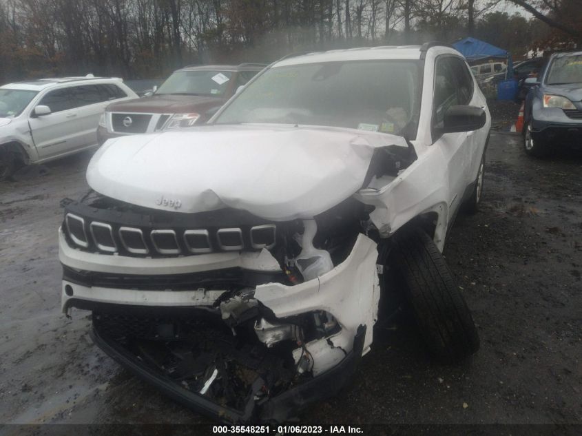 2022 JEEP COMPASS LATITUDE VIN: 3C4NJDBB9NT122195