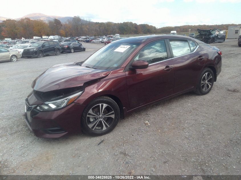2021 NISSAN SENTRA SV VIN: 3N1AB8CV6MY262723
