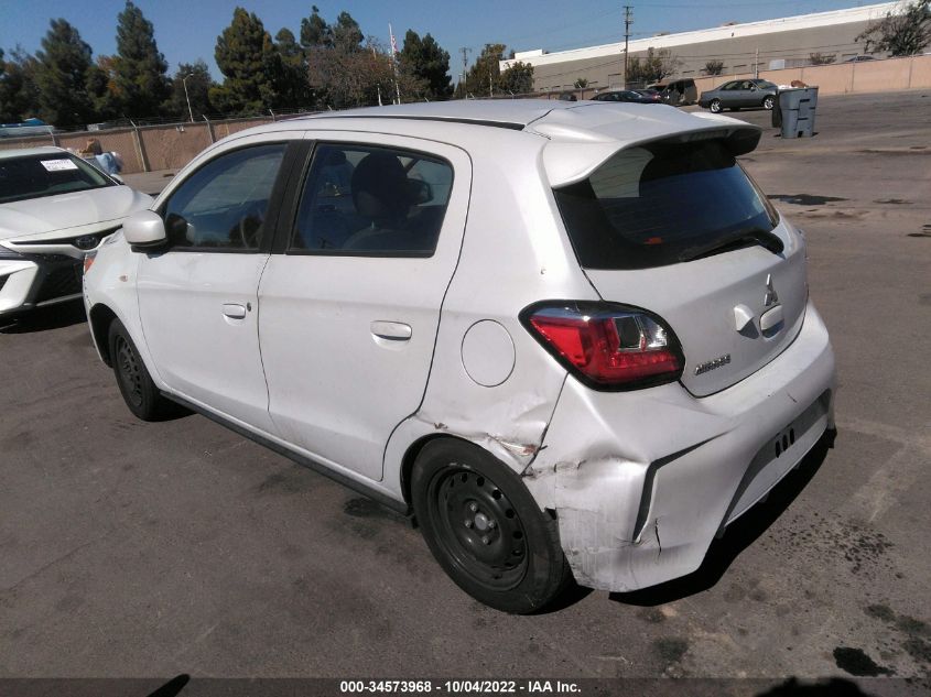 2021 MITSUBISHI MIRAGE ES/LE/CARBONITE EDITION VIN: ML32AUHJXMH001760