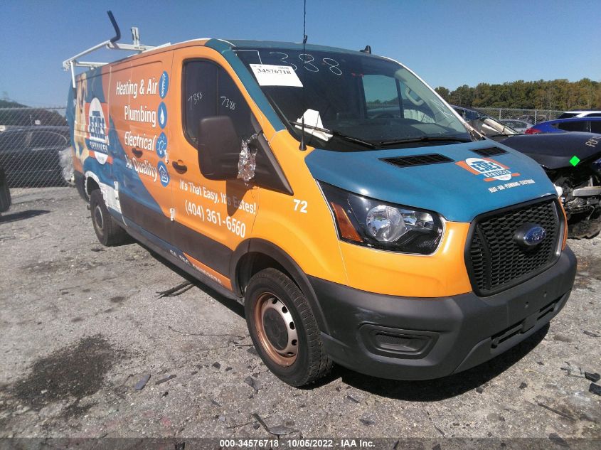 2021 FORD TRANSIT CARGO VAN VIN: 1FTBR1YG9MKA35054