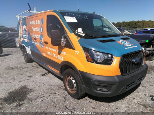 2021 FORD TRANSIT CARGO VAN VIN: 1FTBR1YG9MKA35054