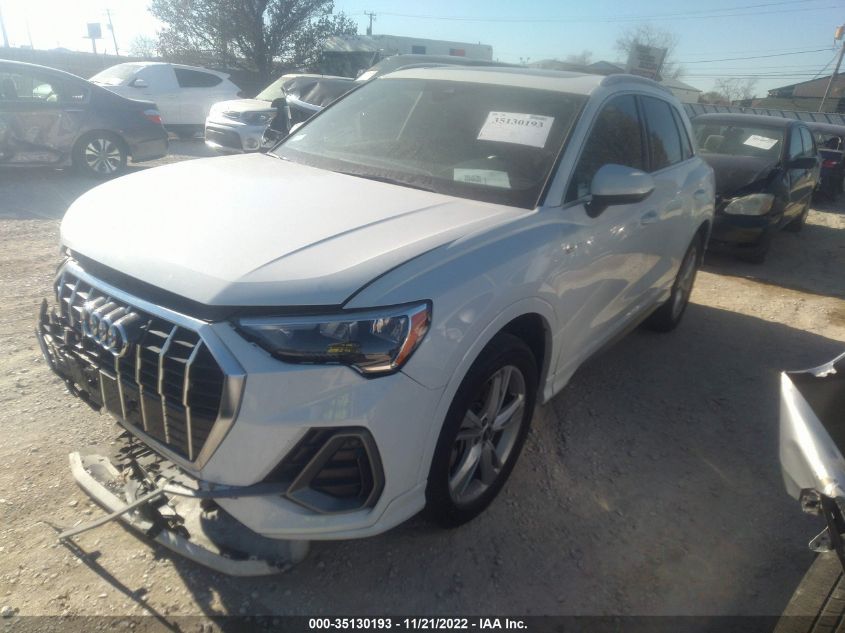 2021 AUDI Q3 S LINE PREMIUM VIN: WA1DECF37M1039099