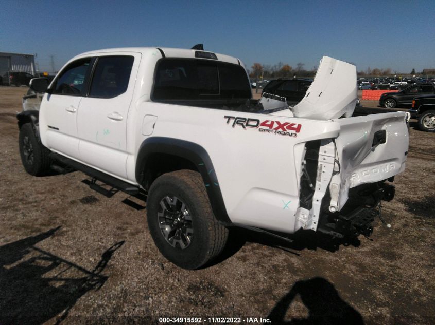 2022 TOYOTA TACOMA 4WD SR/SR5/TRD SPORT VIN: 3TMCZ5ANXNM496732